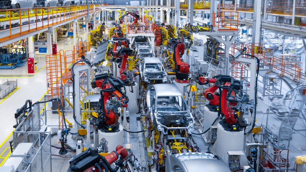 generadores industriales para fábricas automotrices