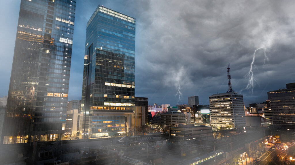 generadores para negocios durante las tormentas